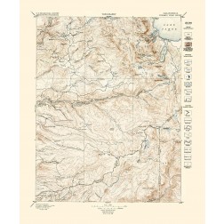 Pyramid Peak California Sheet - USGS 1896
