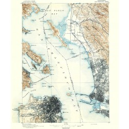 San Francisco California Sheet - USGS 1895