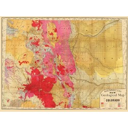 Colorado Geology - Rand McNally 1879