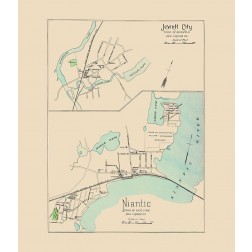 Jewett City, Niantic Connecticut - Hurd 1893
