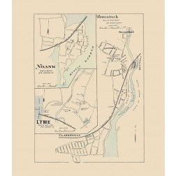 Pawcatuck, Noank, Lyme Connecticut - Hurd 1893