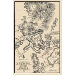 Franklin Tennessee Battlefield - Schofield 1874
