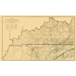 Kentucky Tennessee Military - Swann 1865