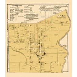 Dover Delaware Landowner - Beers 1868