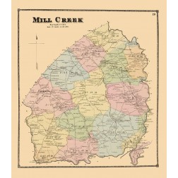 Mill Creek Delaware Landowner - Beers 1868