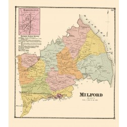 Milford Delaware Landowner - Beers 1868