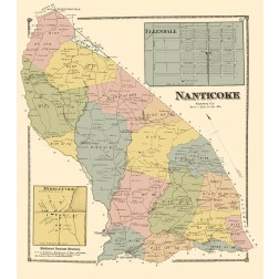 Nanticoke Delaware Landowner - Beers 1868