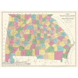 Georgia, Alabama - Burr 1839