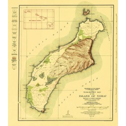 Niihau Island Hawaii - USGS 1929
