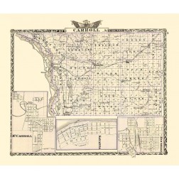 Carroll Illinois - Warner 1870