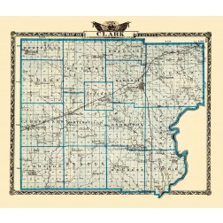 Clark Illinois Landowner - Warner 1870