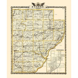Fulton Illinois Landowner - Warner 1870