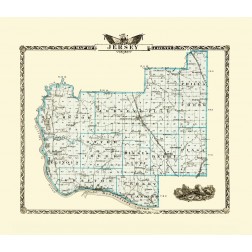 Jersey Illinois Landowner - Warner 1876