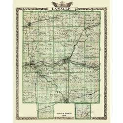 La Salle Illinois Landowner - Warner 1876