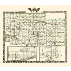 Ogle Illinois Landowner - Warner 1870