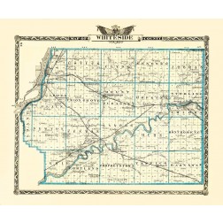 Whiteside Illinois Landowner - Warner 1870