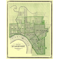 Evansville Indiana - Baskin 1876