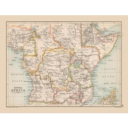 Central Africa - Bartholomew 1892