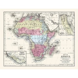 Africa - Mitchell 1877