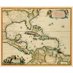 Central America Caribbean - Visscher 1681