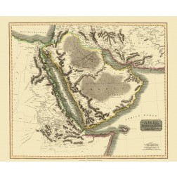 Arabian Peninsula Middle East - Thomson 1814