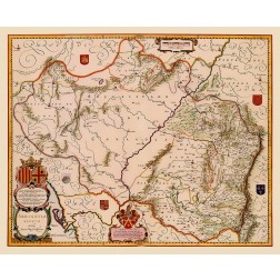Aragon Spain - Blaeu 1638