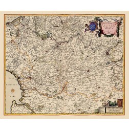 Artois Province France Belgium - Visscher 1681