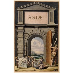 Asia Atlas Title Page - Blaeu 1655