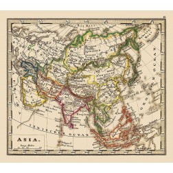 Asia - Stieler 1852