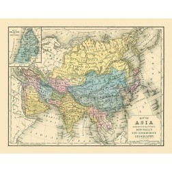 Asia - Mitchell 1869