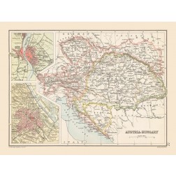 Austria Hungary - Bartholomew 1892