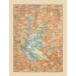Glockner Barenkopf Region Austria - Baedeker 1910