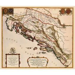 Balkan Peninsula Eastern Europe - Blaeu 1663