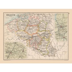 Belgium - Bartholomew 1892