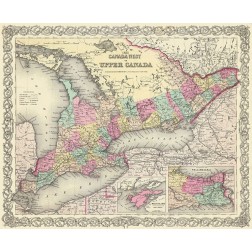 Upper Canada - Colton 1855