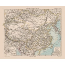 China - Stieler 1885