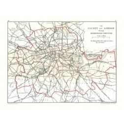 County of London England - Philip 1904