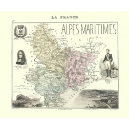 Alpes Maritimes Region France - Migeon 1869