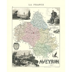 Aveyron Region France - Migeon 1896