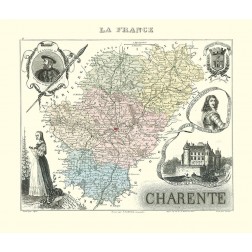Charente Region France - Migeon 1869