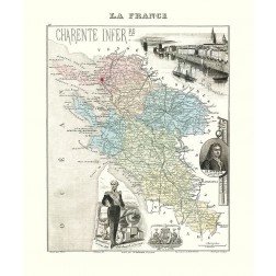 Charente Inferieure France - Migeon 1869