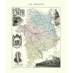 Cher Region France - Migeon 1869