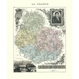 Cote dor Region France - Migeon 1869