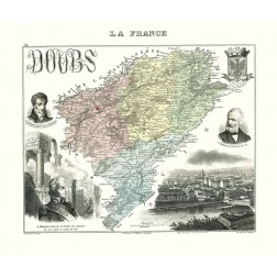 Doubs Region France - Migeon 1869