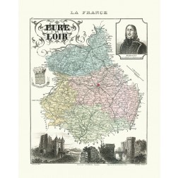 Eure et Loir Region France - Migeon 1869
