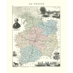 Ille et Vilaine Region France - Migeon 1869