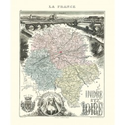Indre et Loire Region France - Migeon 1869
