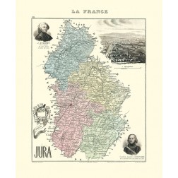 Jura Region France - Migeon 1869