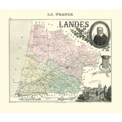 Landes Region France - Migeon 1869