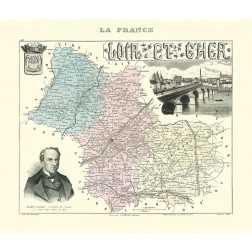 Loir et Cher Region France - Migeon 1869